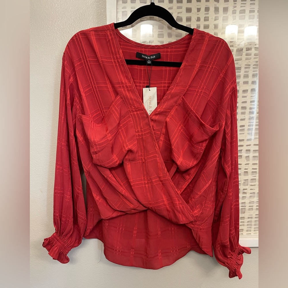 Red Festive Top